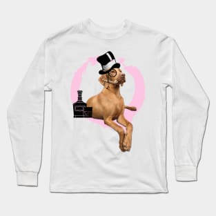 Lord Vizsla Pink Long Sleeve T-Shirt